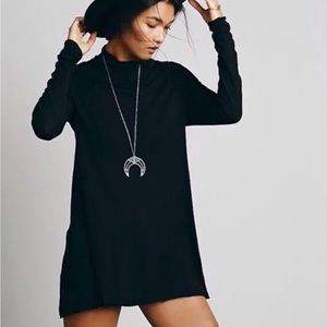 Free People Turtleneck Long Sleeved Dress